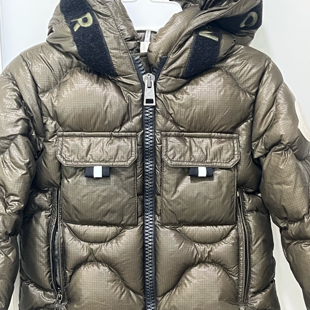 Moncler Kids Puffer Jacket in Olive